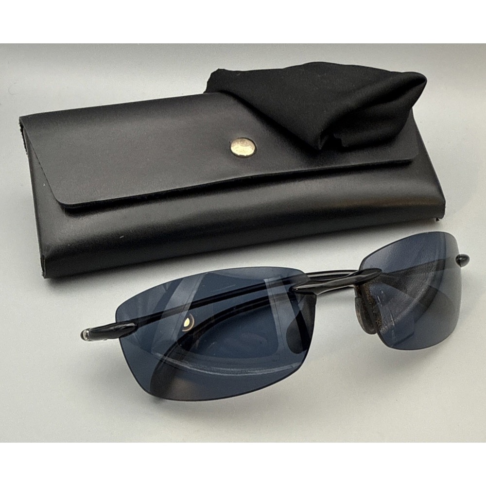 Costa Del Mar Sunglasses Ballast BA 11 Shiny Black Blue Mirror Plastic POLARIZED